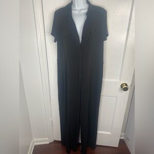 MICHAEL Michael Kors Black Top with Branded Gold Label No Belt